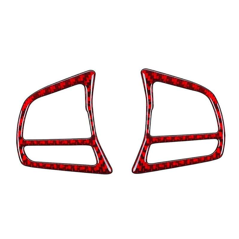 Steering Wheel Button Cover for Bmw- 3 4 Series Gt F30 13-19,red