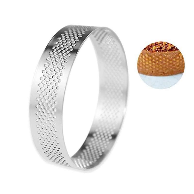 304 Punching Stainless Steel Mousse Ring Baking Round Cake Mould