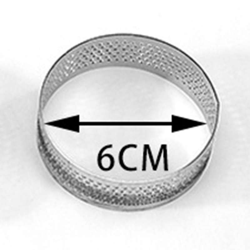304 Punching Stainless Steel Mousse Ring Baking Round Cake Mould