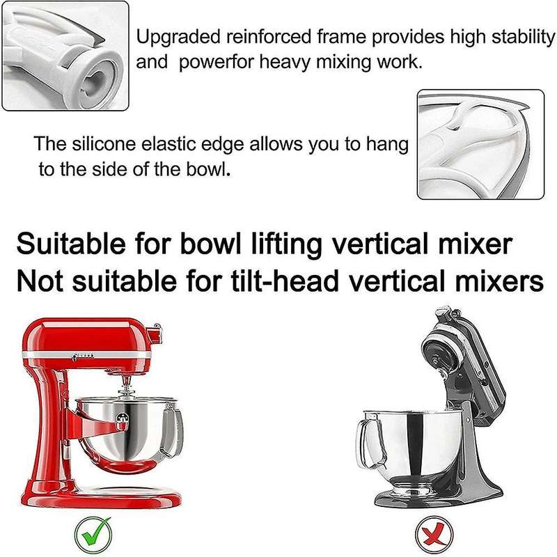 Flex Edge Beater for Kitchenaid 6-quart Bowl-lift Stand Mixers