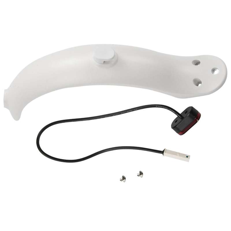 Rear Mudguard Fender+taillight for Xiaomi M365,white