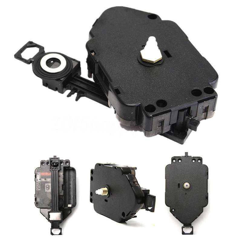 Black Quartz Clock Pendulum Movement Mechanism Motor Fittings