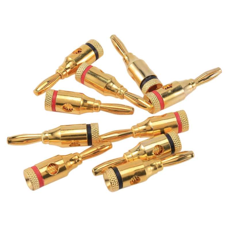 Banana Plugs,connectors, Open Screw Type, 10 Pairs