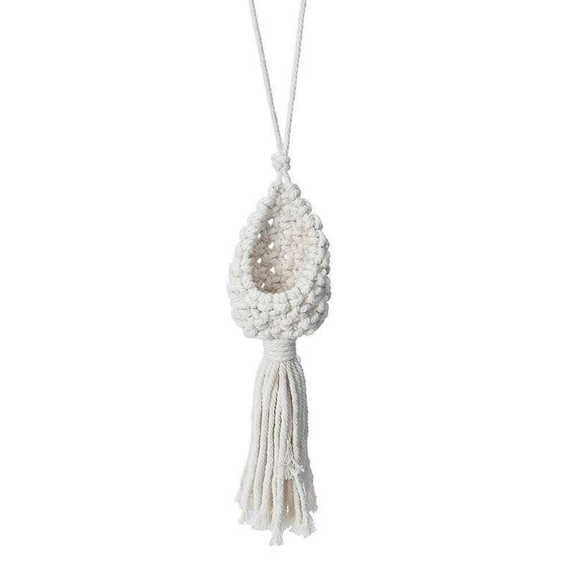 Tillandsia Hanging Basket Rope Holder Flower Home Decor (13cm)