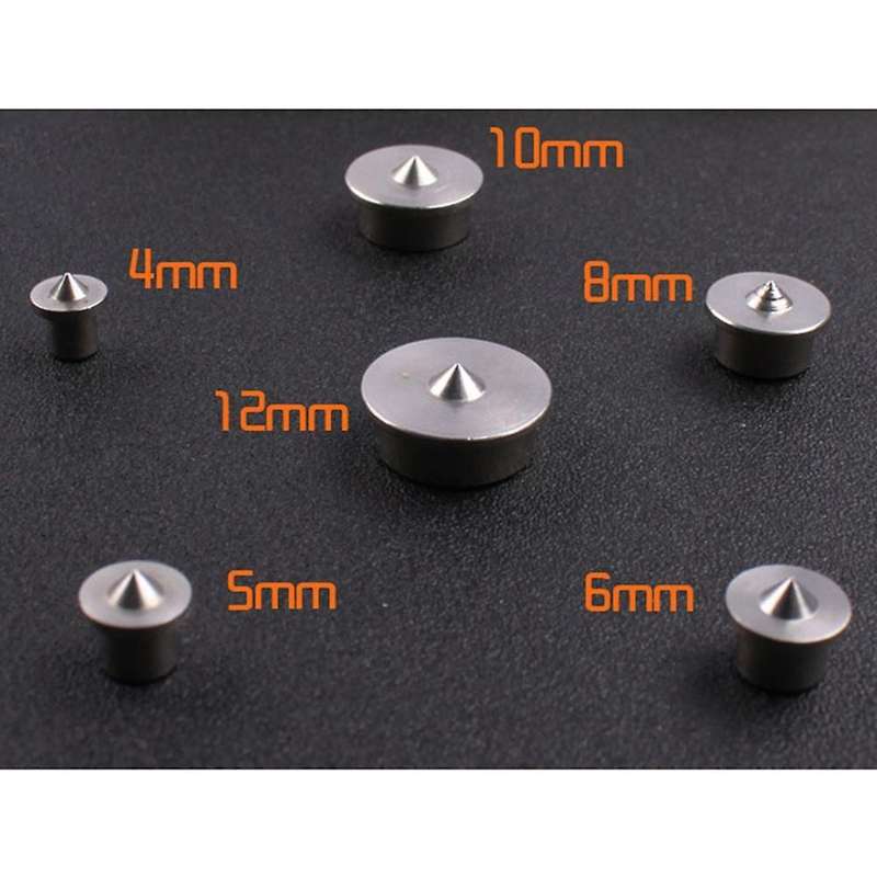 6pcs Dowel Tenon 4-12mm Dowel Cabinet Stainless Steel Dowel Pin Sets