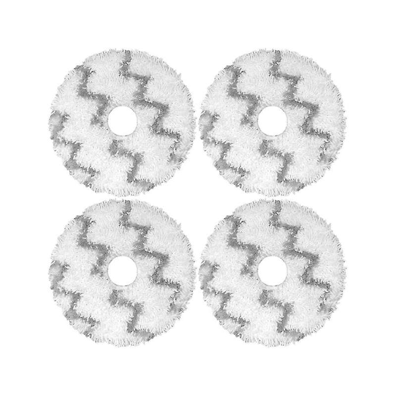 4pcs Washable Mop Cloths for Xiaomi Roidmi Eva Self-cleaning Emptying