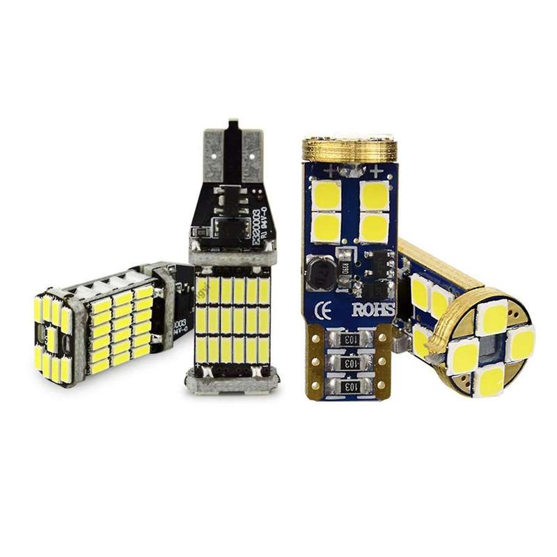 T10 168 Led Car Bulb 4pcs 194 W5w 12-smd 3030 Chipset Led Bulbs