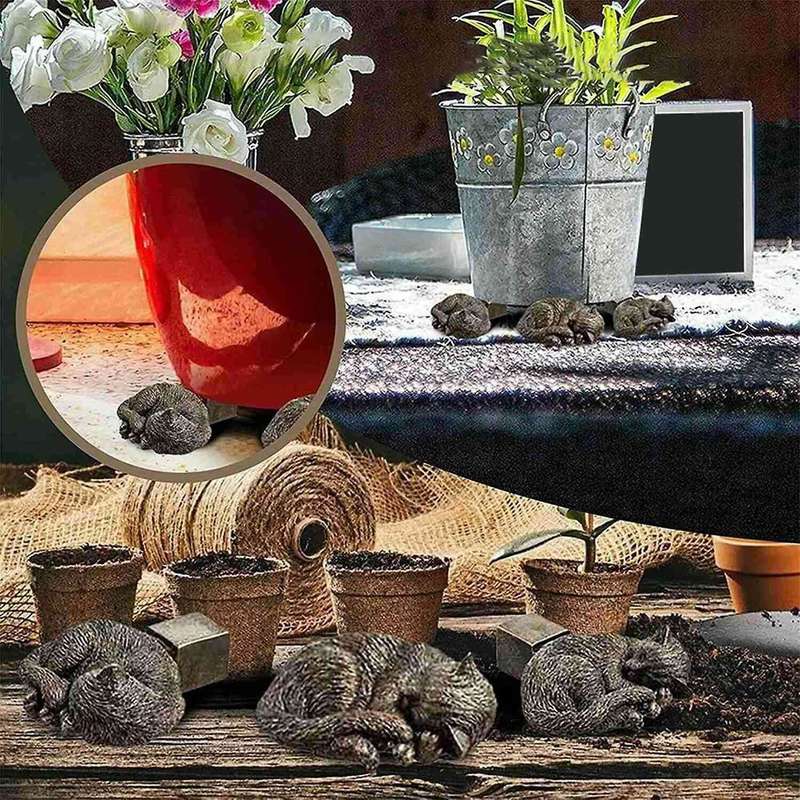 Dog Shaped Statue Flower Pot Feet Support Foot Garden Decor