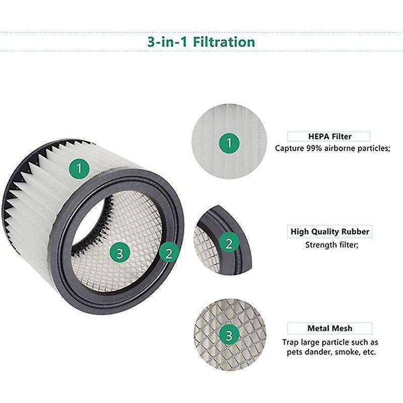 Replacement Hepa Filter for Shop Vac 90398, 903-98, 9039800,903-98-00