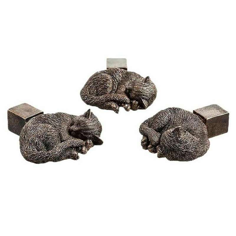 Cat Shaped Statue Flower Pot Feet Support Foot Garden Decor