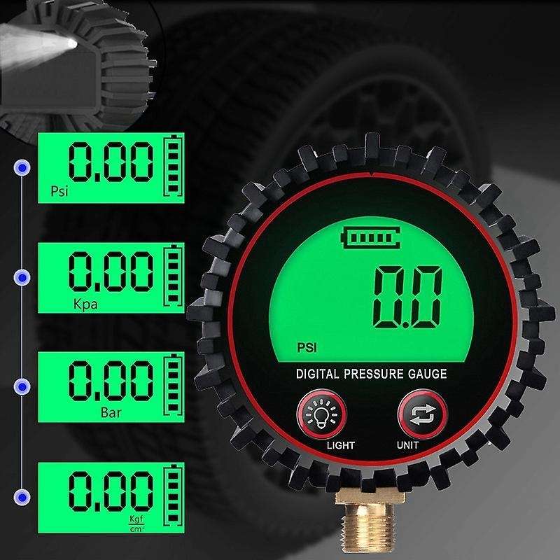 Digital Car Tire Air Pressure Inflator Gauge Lcd Display M11