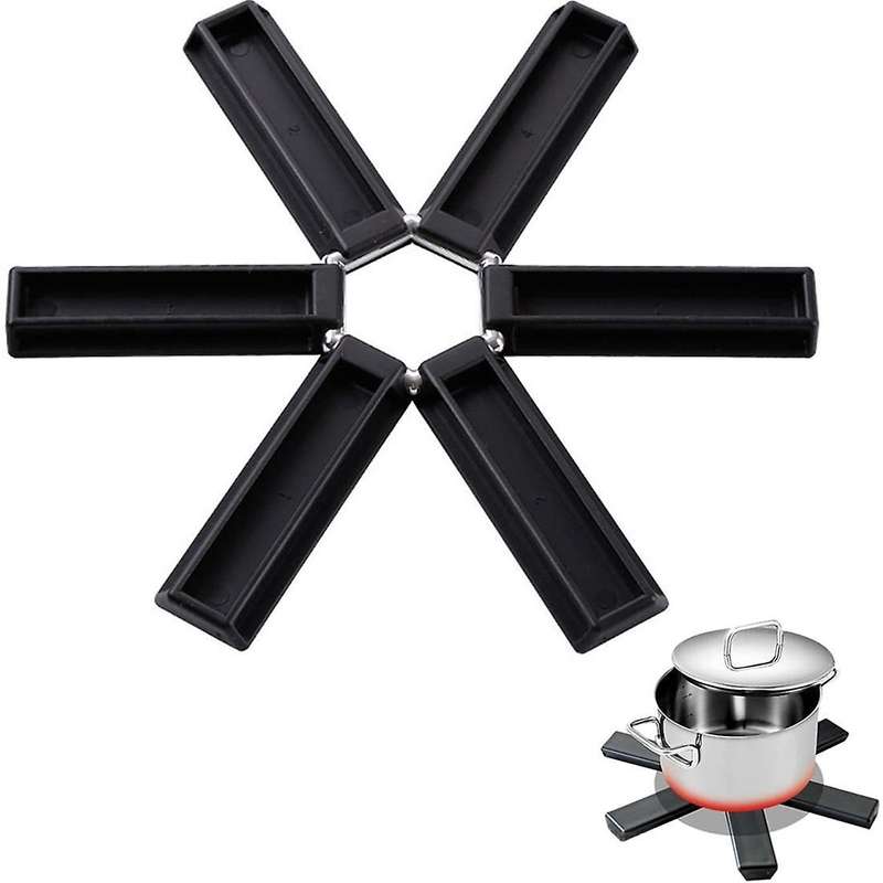 Folding Heat Insulation Pad Tripod Pad Non-slip Placemat Coaster