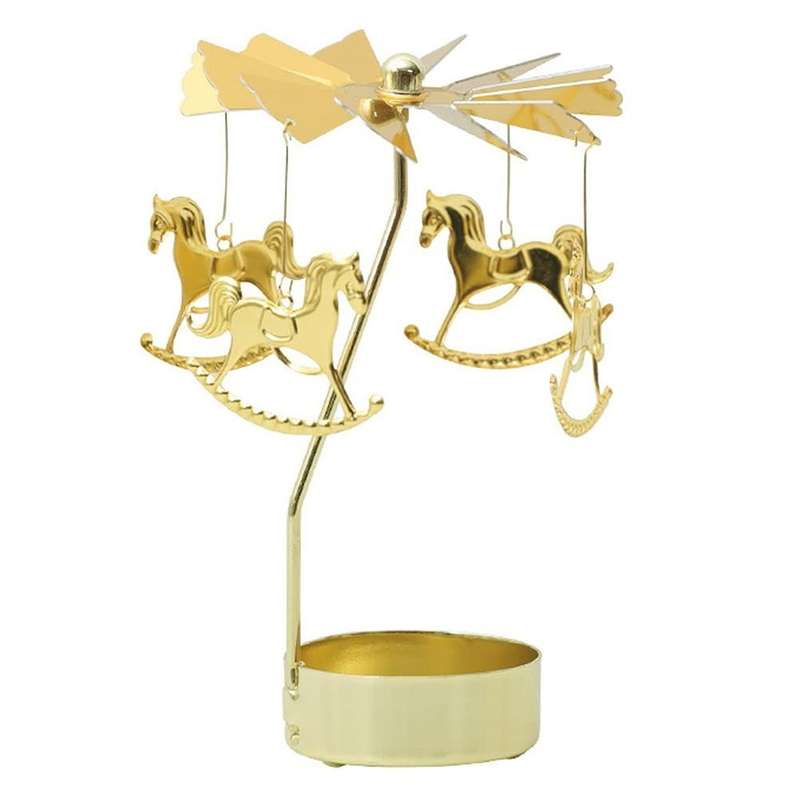 Spinning Candlestick for Romantic Party Home Table Decor Gift (b)