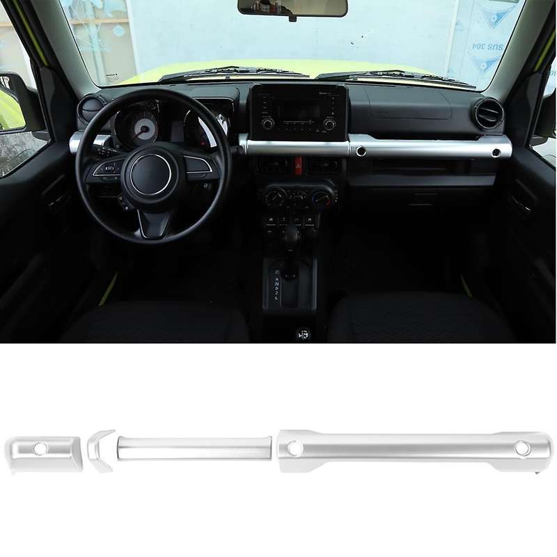 Central Control Handle Cover Trim for Suzuki Jimny 2019-2020 Silver