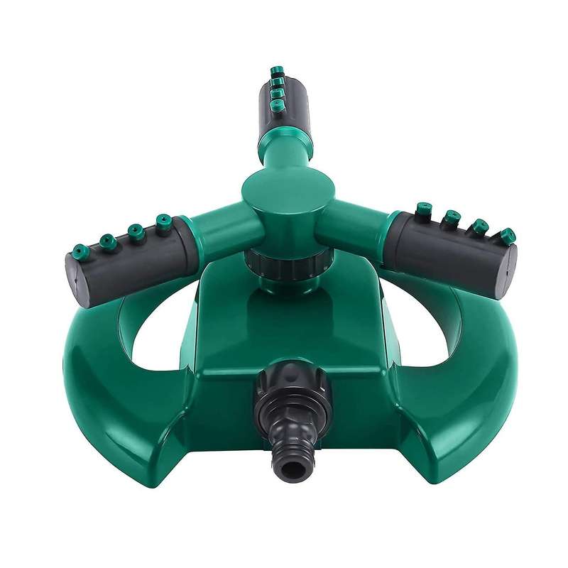 Adjustable Lawn Sprinkler 360 Degree 3 Arm Rotating Sprinkler