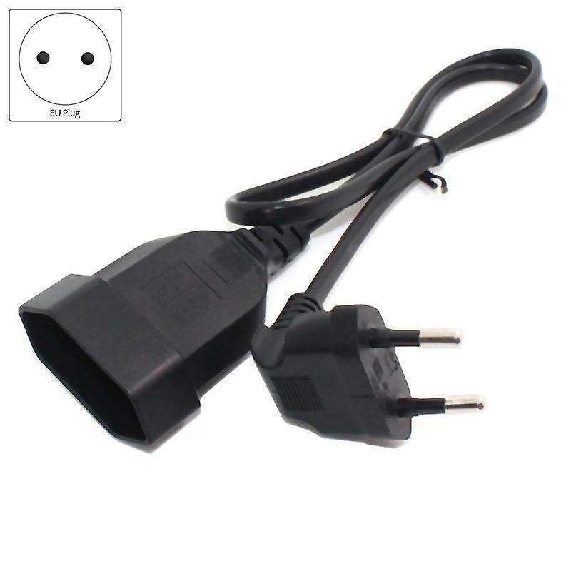 Europea Male Plug to Female Socket Power Cable for Pc Computer (0.3m)