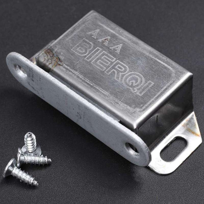 Tuer Kabinett Schrank Edelstahl Magnetverschluss Silber Ton