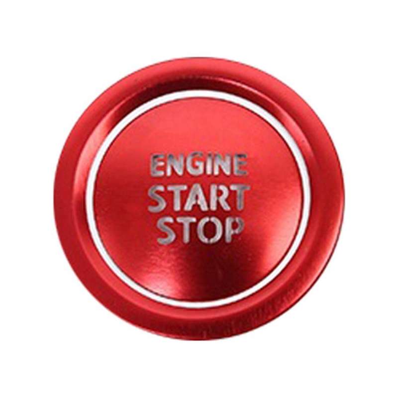 For Toyota Harrier Car Engine Start Switch Button Sticker,red