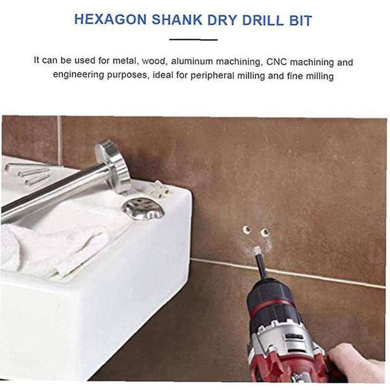 Dry Diamond Drill Bits,for Granite Porcelain Tile Ceramic,dia 12mm