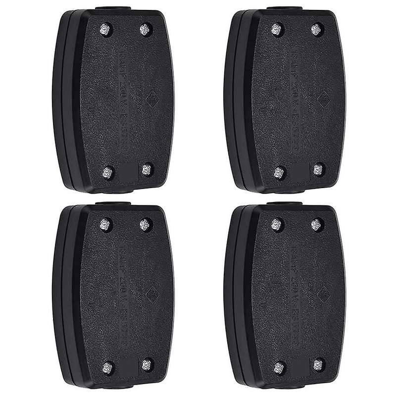3 Terminal Electrical Junction Box 4 Pack for Outdoor Lighting