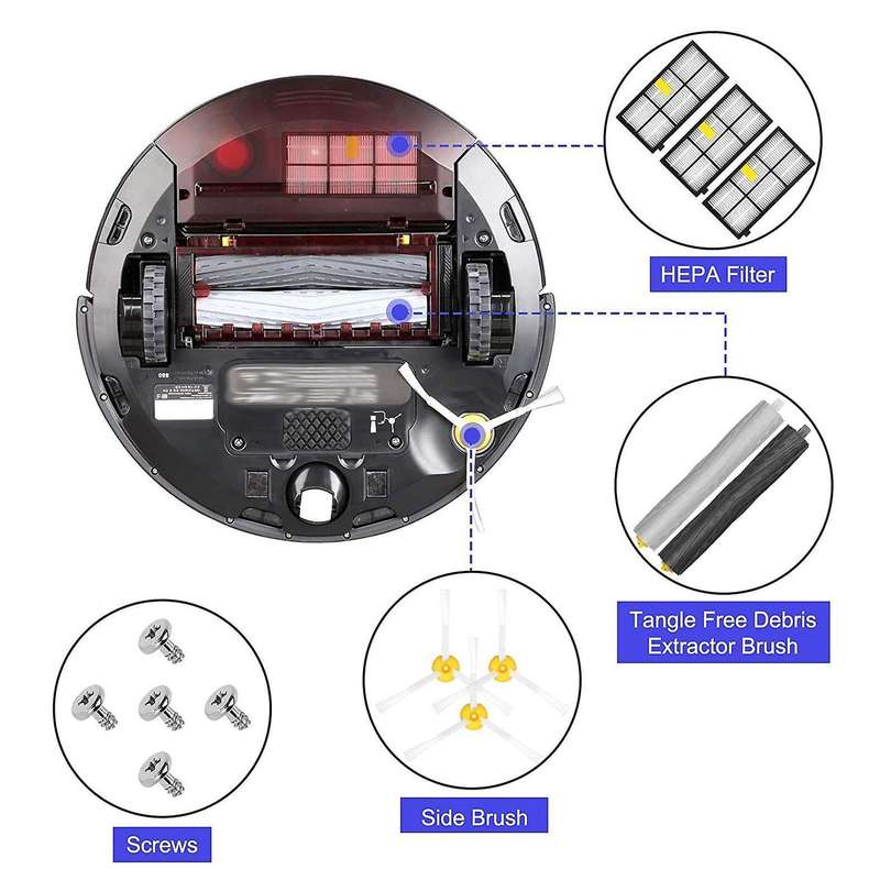 14pc Replenishment Kit for Irobot Roomba 800 900 Series 805 860