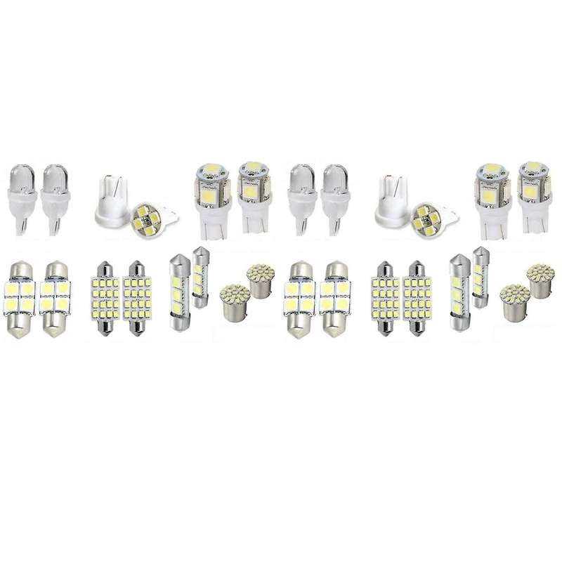 28pcs Led Interior Package Kit for T10 36mm Map License Plate Lights