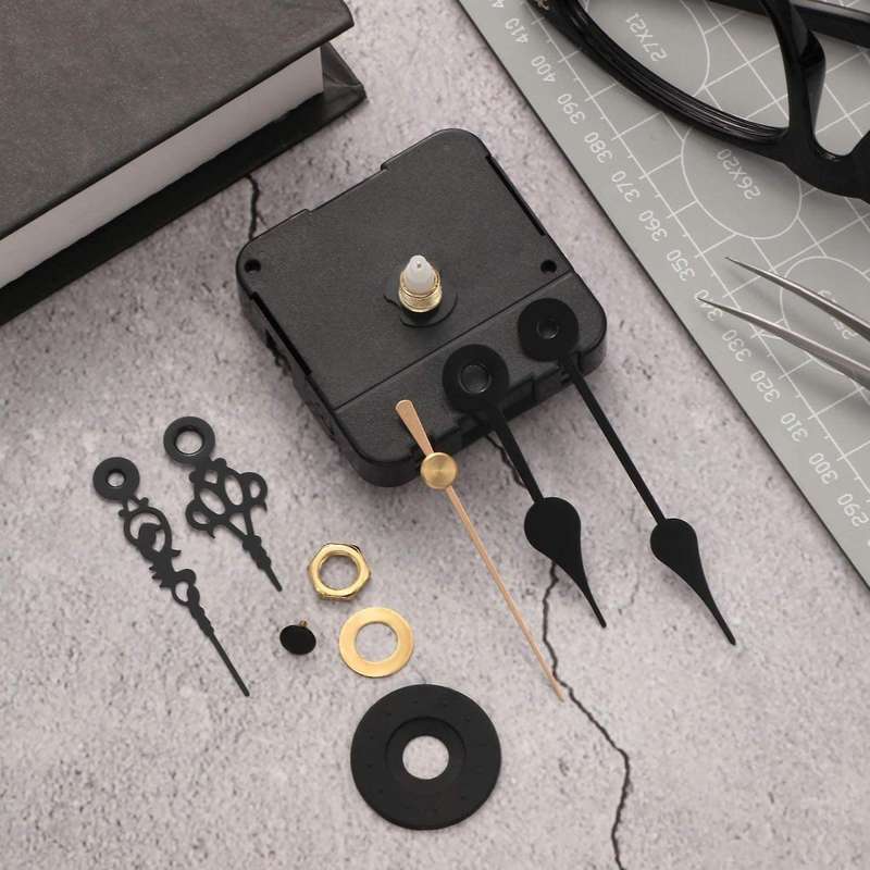 2pcs Quartz Clock Movement Non Ticking Clock Mechanisms (13/18 Mm)