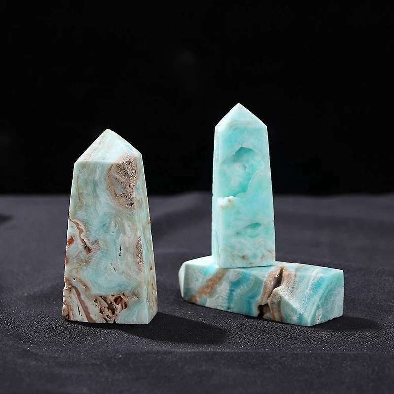 Natural Hemimorphite Point Crystal Wand Energy Decoration 30-50g
