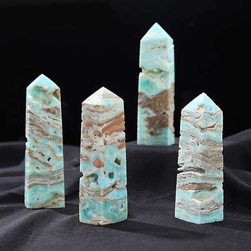 Natural Hemimorphite Point Crystal Wand Energy Decoration 30-50g
