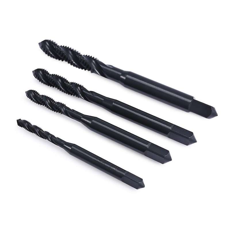 5pcs M3 to M8 Nitride Screw Tap Metric Spiral Hand Thread Screw