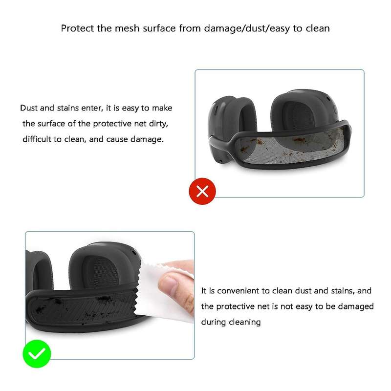 Silicone Headband Cover for Airpods Max Headphone Washable Cushion