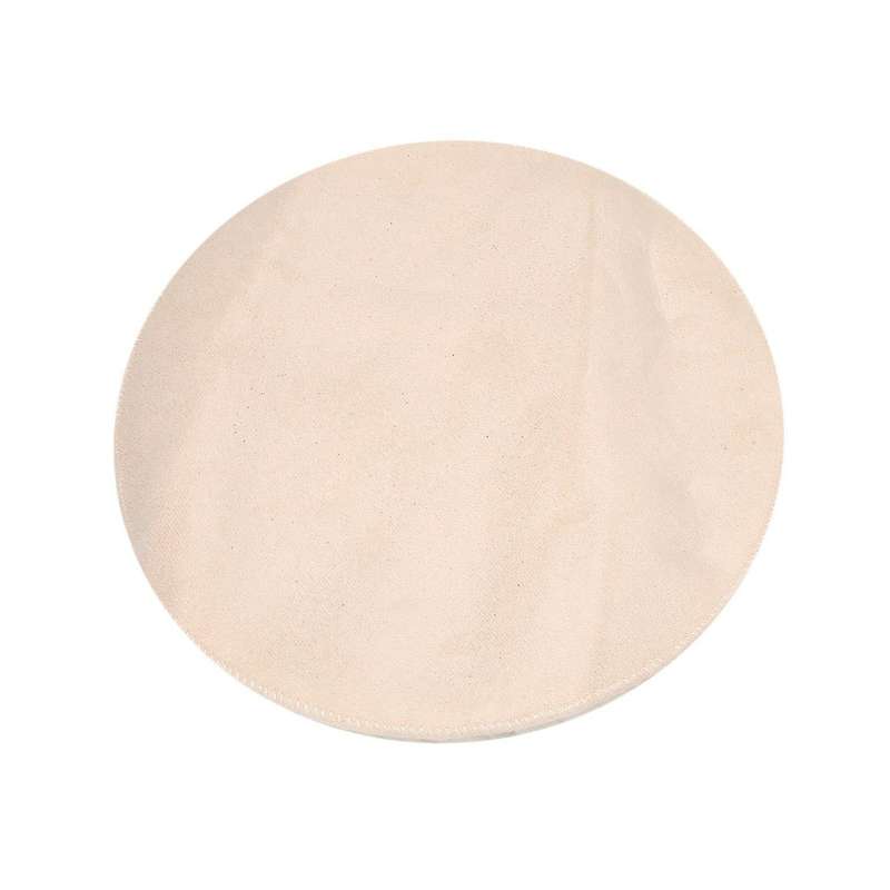 2x Faux Peau De Mouton En Laine Tapis 30 X 30 Cm Natte (rond Blanc)