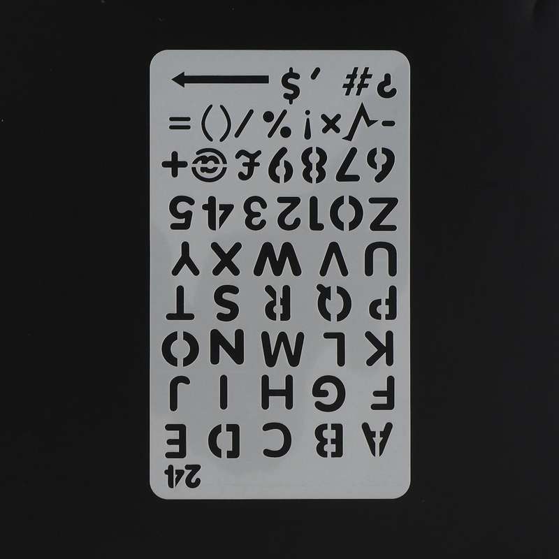 24 Pieces Productivity Stencil Journal Stencil for Time Saving