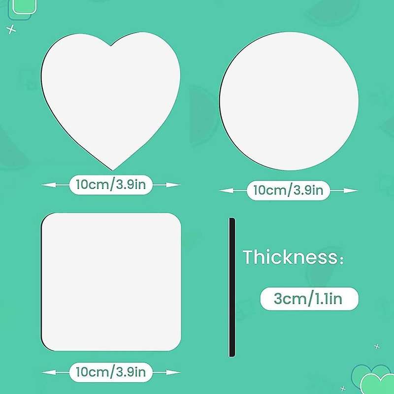 Blanks Coaster,diy Cup Holder, for Crafts Painting Heat Press Picture