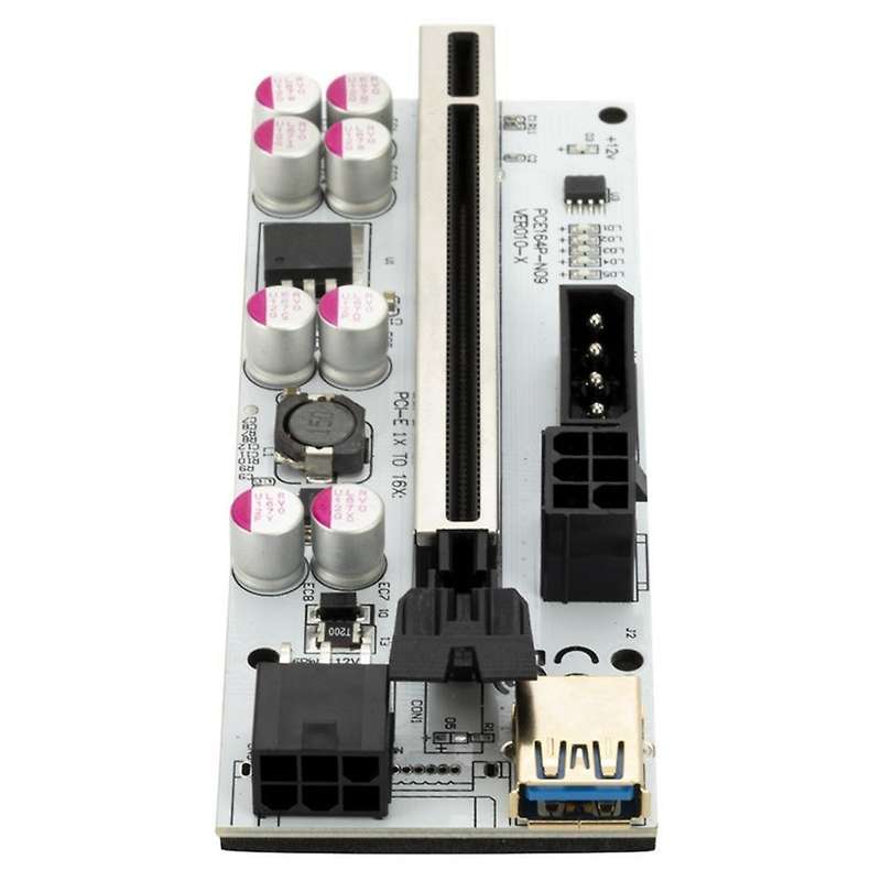 Pci-e 1x to 16x Riser Card,gpu Riser Adapter Card,with Usb Cable