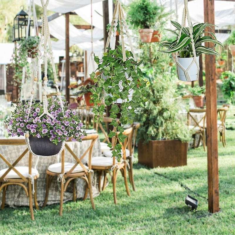 Rope Hanging Planter Hanging Plant Holders Flower Pot Hanger