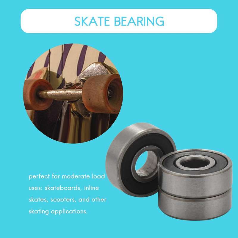 20 Pack 608-2rs Ball Bearing - Double Rubber Sealed(8mm X 22mm X 7mm)