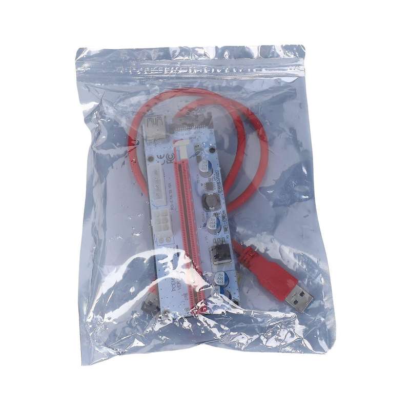 10pcs Ver008s Molex 4pin Sata 6pin Pcie Pci-e Pci Express Riser Card