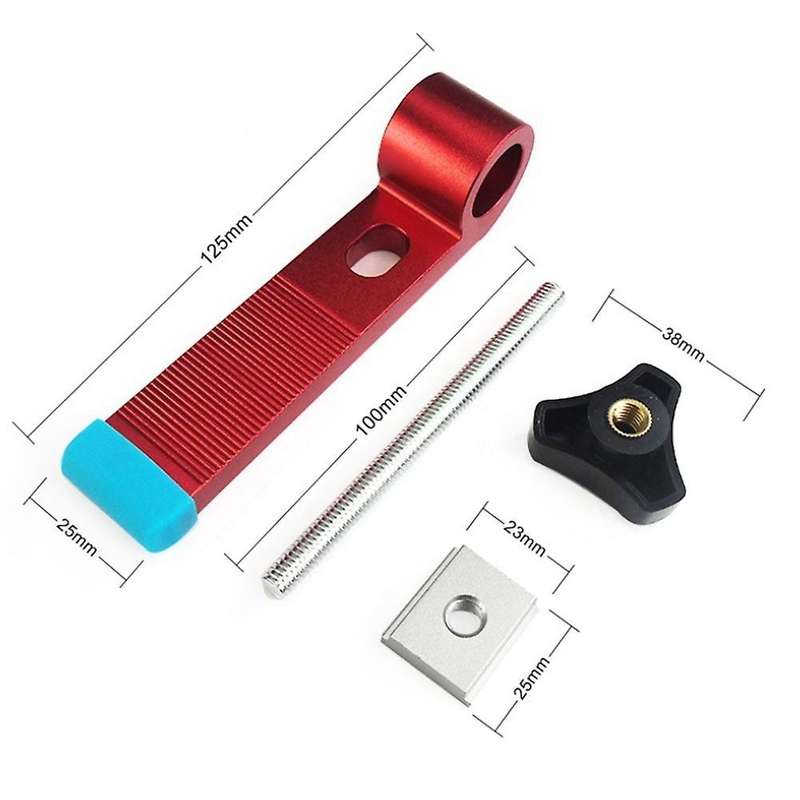 1set Universal Clamping Blocks Platen Miter Track M8 Screw Set A