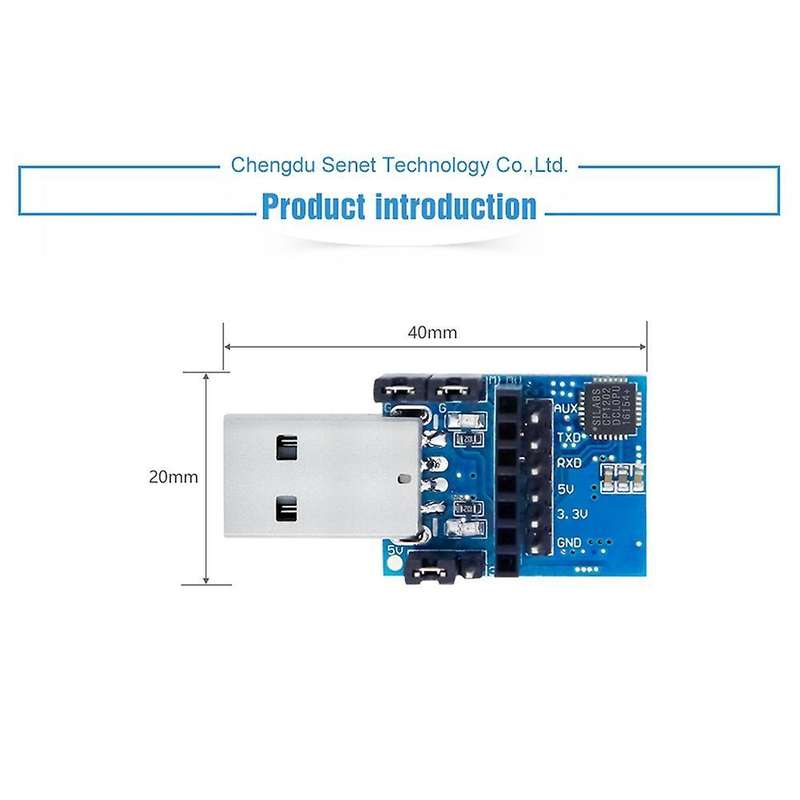 Usb Uart Cp2102 Cdsenet Uart Usb to Ttl Board for Rf Serial Module
