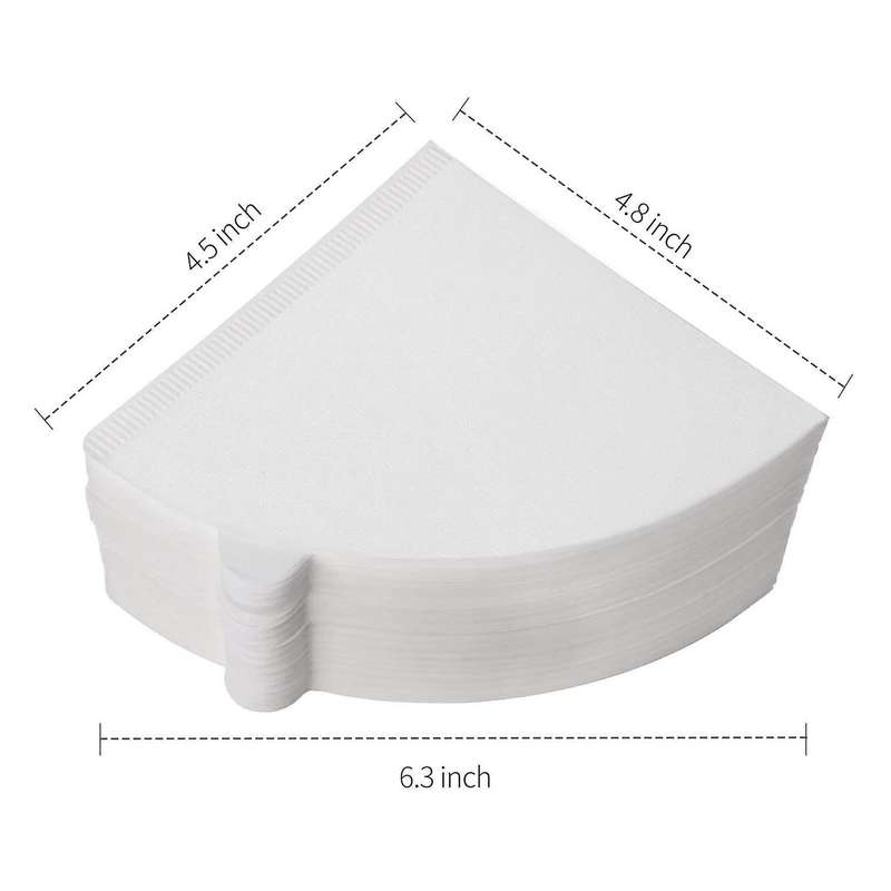 100pieces V60 Dripper Coffee Filters Espresso Tea Infuser Accessories