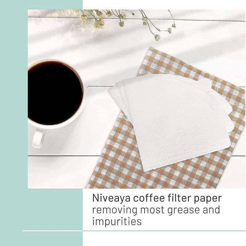 100pieces V60 Dripper Coffee Filters Espresso Tea Infuser Accessories
