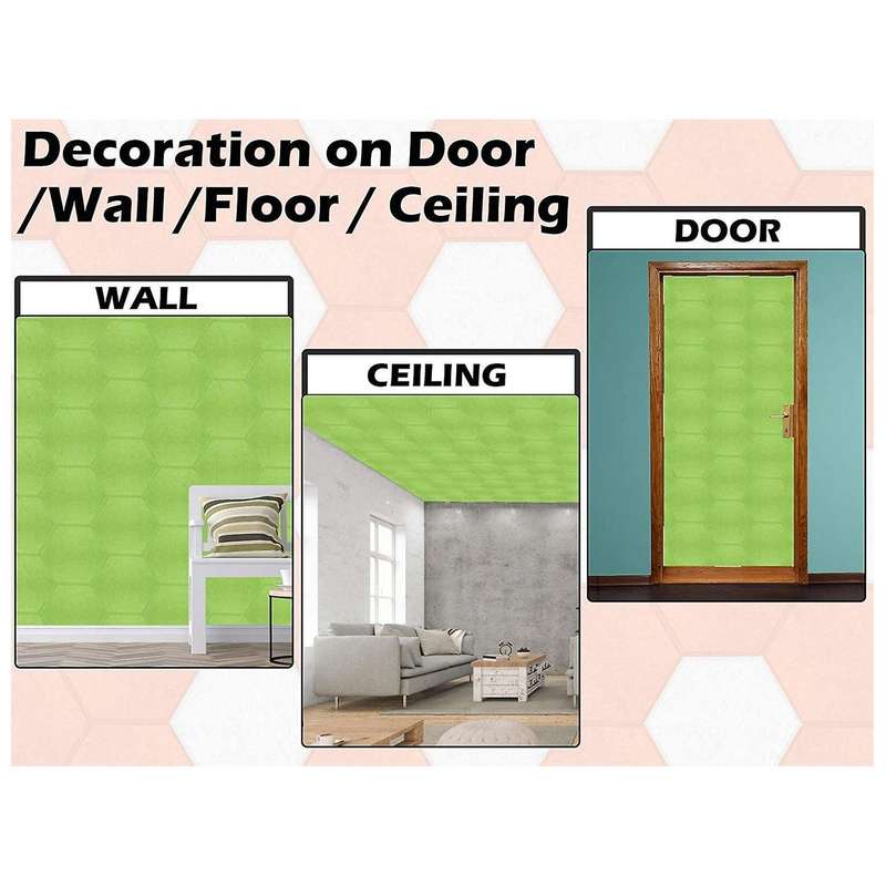 6 Pack Hexagon Acoustic Panels Padding Soundproofing Absorption Panel