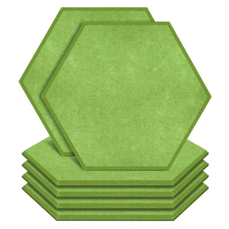 6 Pack Hexagon Acoustic Panels Padding Soundproofing Absorption Panel