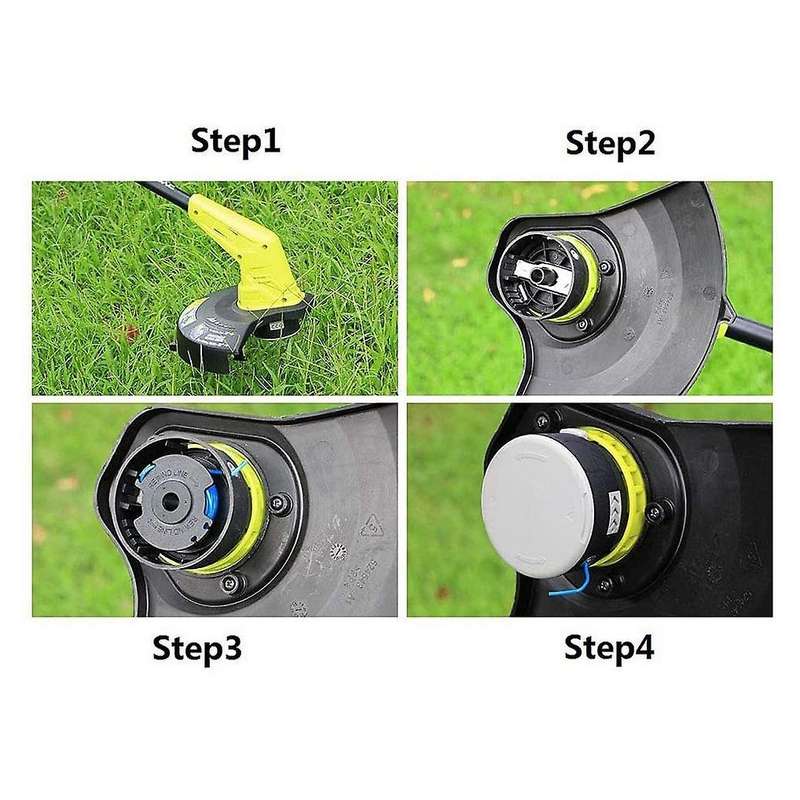 4 Pcs for Ryobi One Plus Ac14rl3a 18v 24v Trimmer Spool Replacement