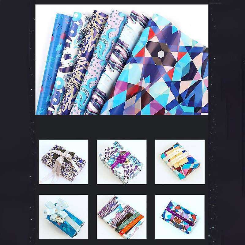 Pet Pattern Birthday Wrapping Paper 6pcs,present Gift Wrapping Papers