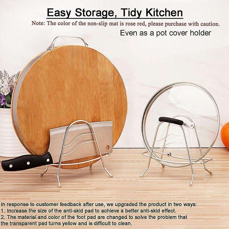 Board Stand Holder Storage, Pot Lid Stand Holder Rack, Organizer 2pcs