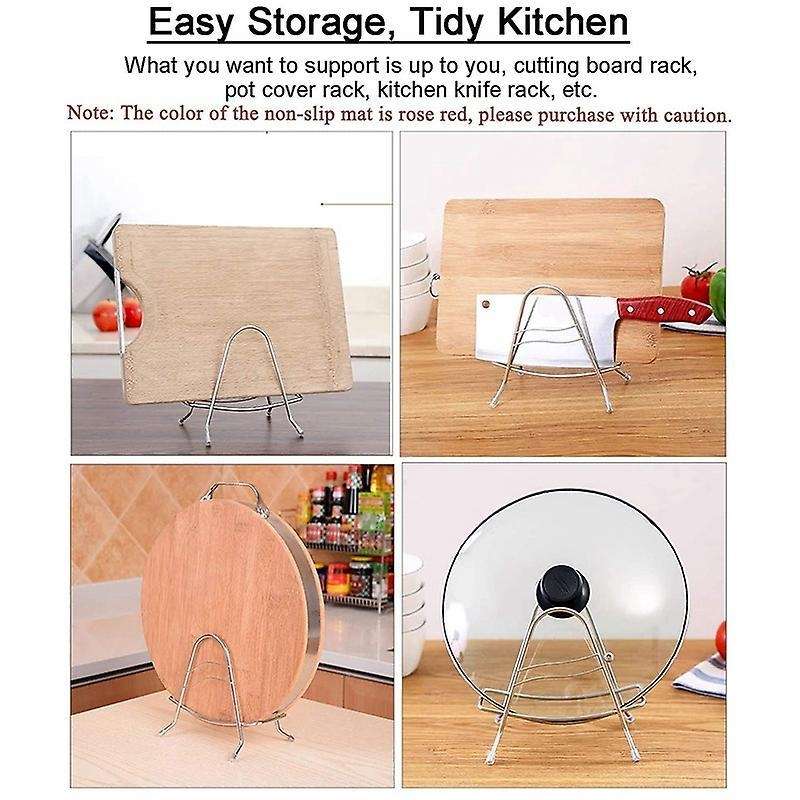 Board Stand Holder Storage, Pot Lid Stand Holder Rack, Organizer 2pcs