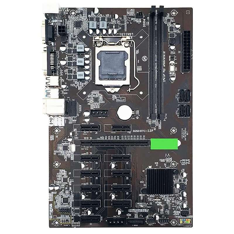 Btc-b250 Mining Motherboard +g4400 Cpu+2xddr4 4g 2666mhz Memory