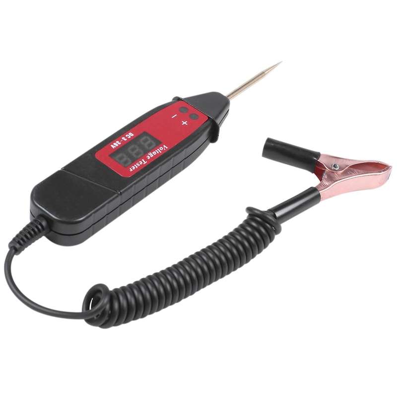 Universal 5-36v Car Digital Lcd Voltage Test Pen Professional